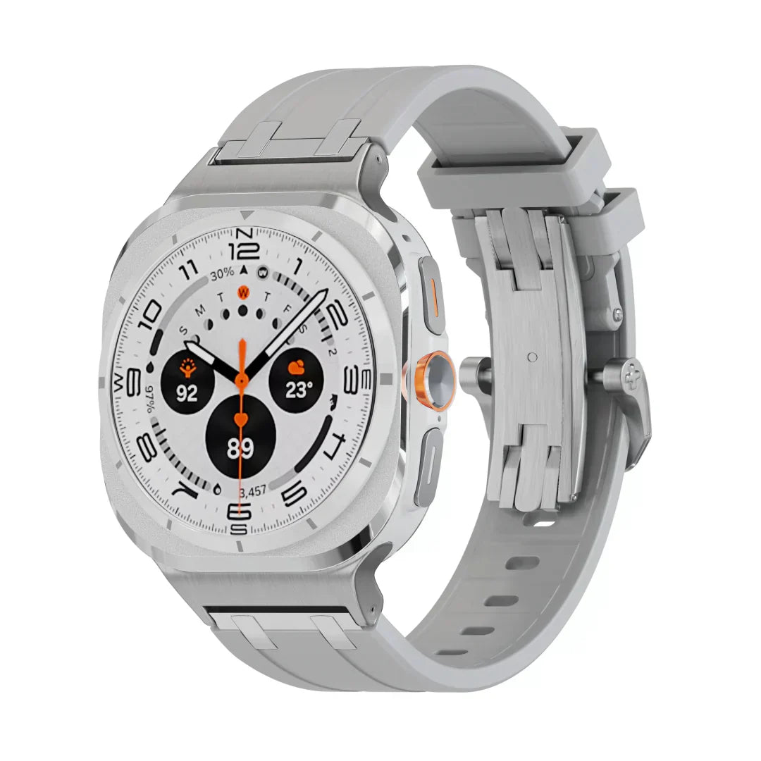 Nivora Silicone Watch Band With Butterfly Clasp For Samsung Galaxy Watch Ultra | Lersk