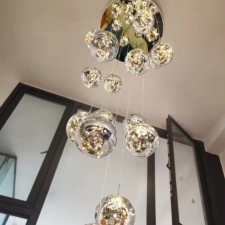 Lustr AstraLumen Glass Orb na schodiště | Lersk