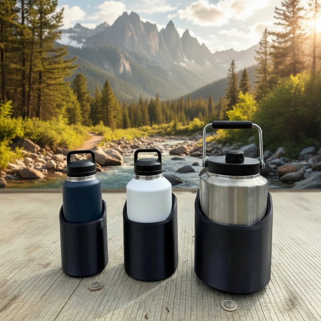 Heavy Duty Magnetic Bottle Holder For Water Bottles On Metal Mount | Lersk