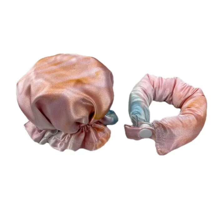 Satin-Set für hitzefreie Lockenbuns für schöne, natürliche Wellen ganz ohne Hitze | Lersk