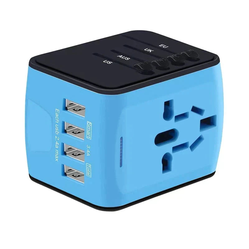 Global 100V To 220V Smart Travel Adapter Voltage Converter For Worldwide Travel Use | Lersk