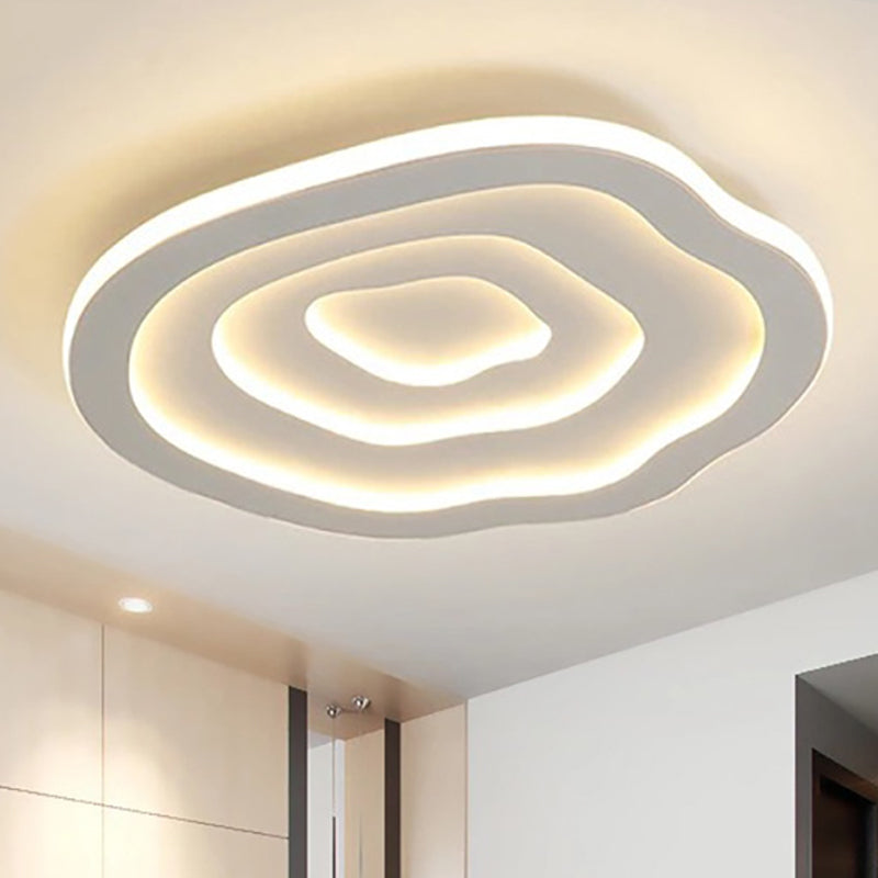AureliaWave Wellenförmige Acryl-Deckenleuchte mit Warmweißem LED, Energieeffizient | Lersk