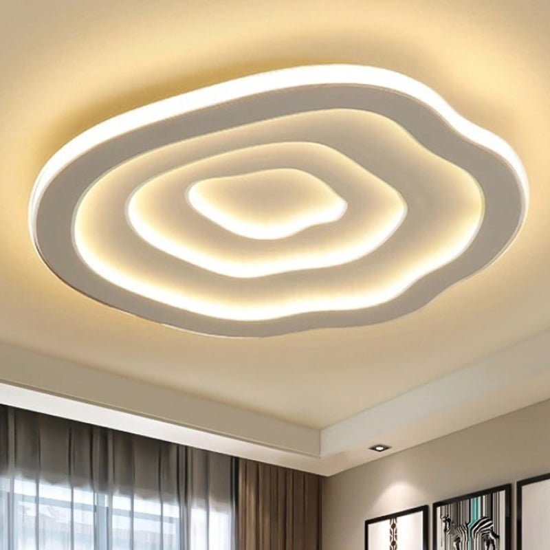 AureliaWave Wellenförmige Acryl-Deckenleuchte mit Warmweißem LED, Energieeffizient | Lersk