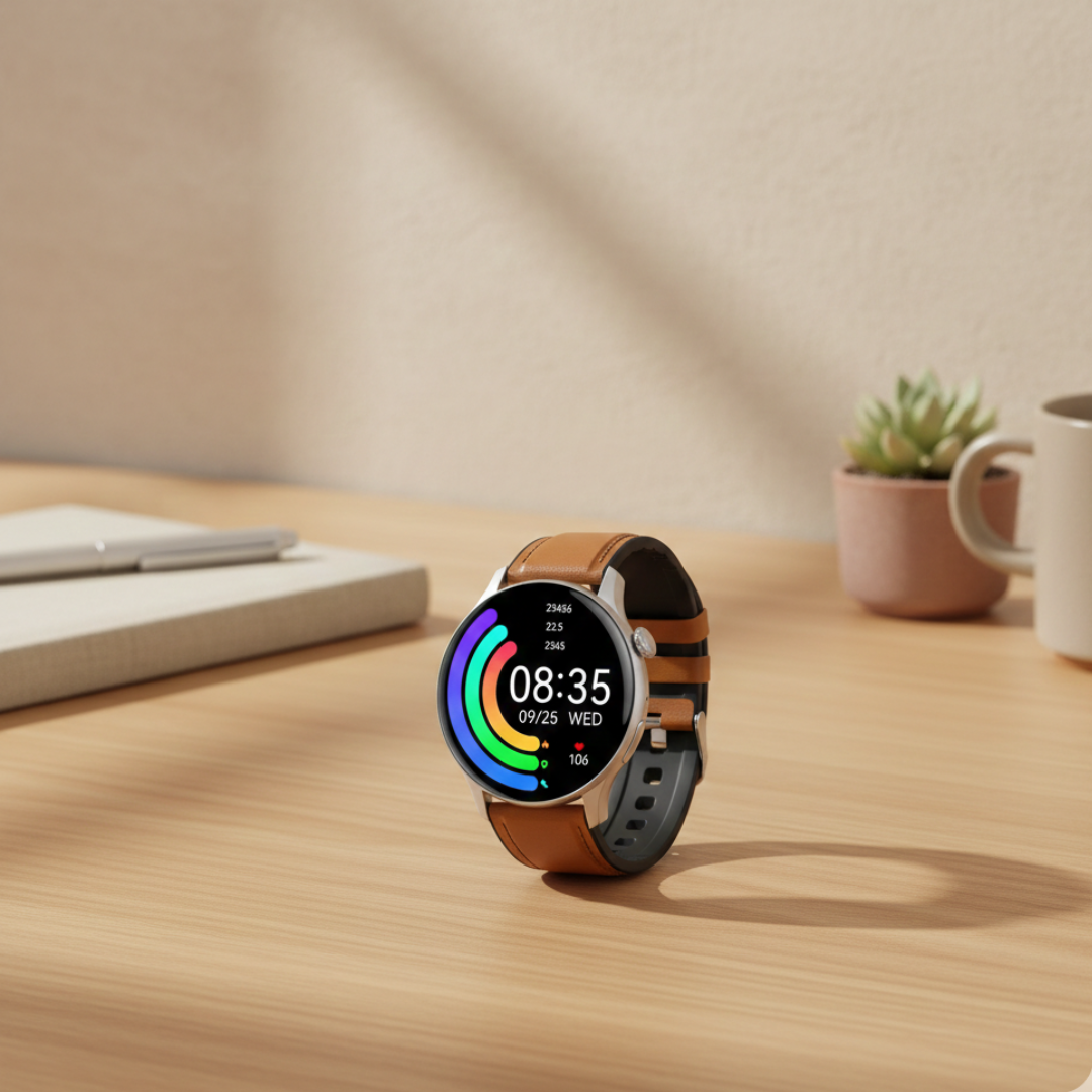 Women’s AMOLED Smartwatch With Waterproof Design And Bluetooth Calling | Lersk