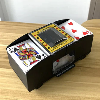 Automatisk kortblander til 2, 4 eller 6 bunker - Elektrisk pokerblander | Lersk