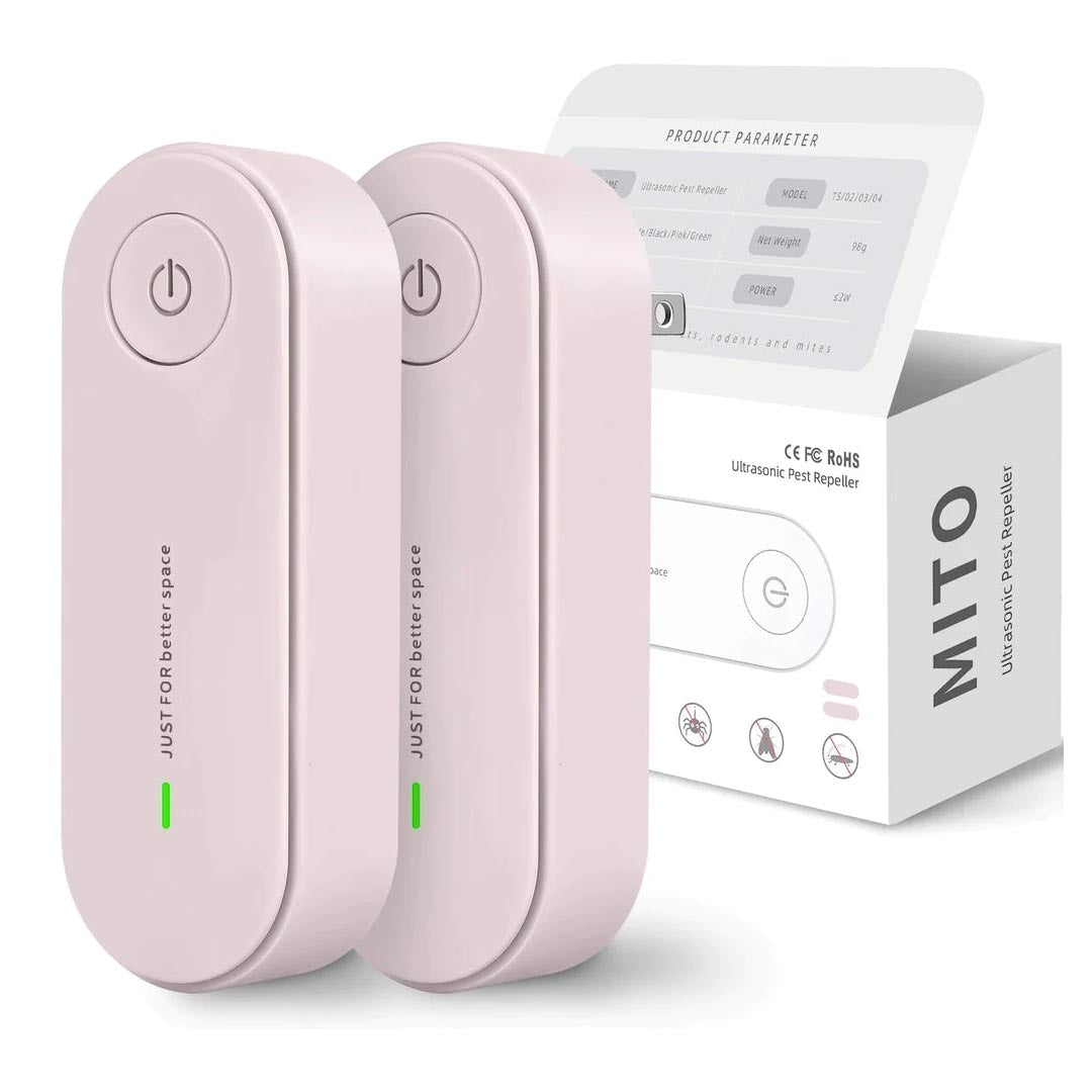 Twin Pack Ultrasonic Plug-In Mosquito Repellent Devices | Lersk
