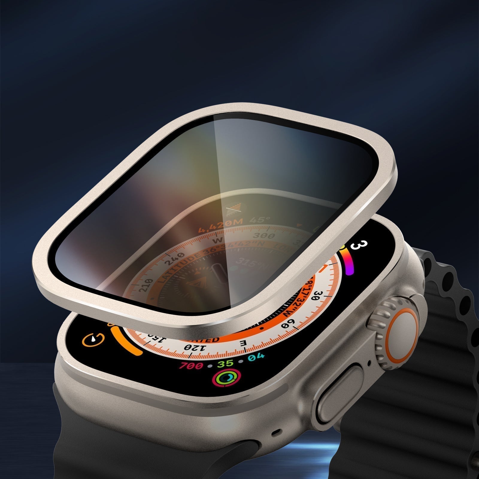 TitanaShield titanium beskyttelsesfilm til Apple Watch Ultra og Ultra 2 | Lersk
