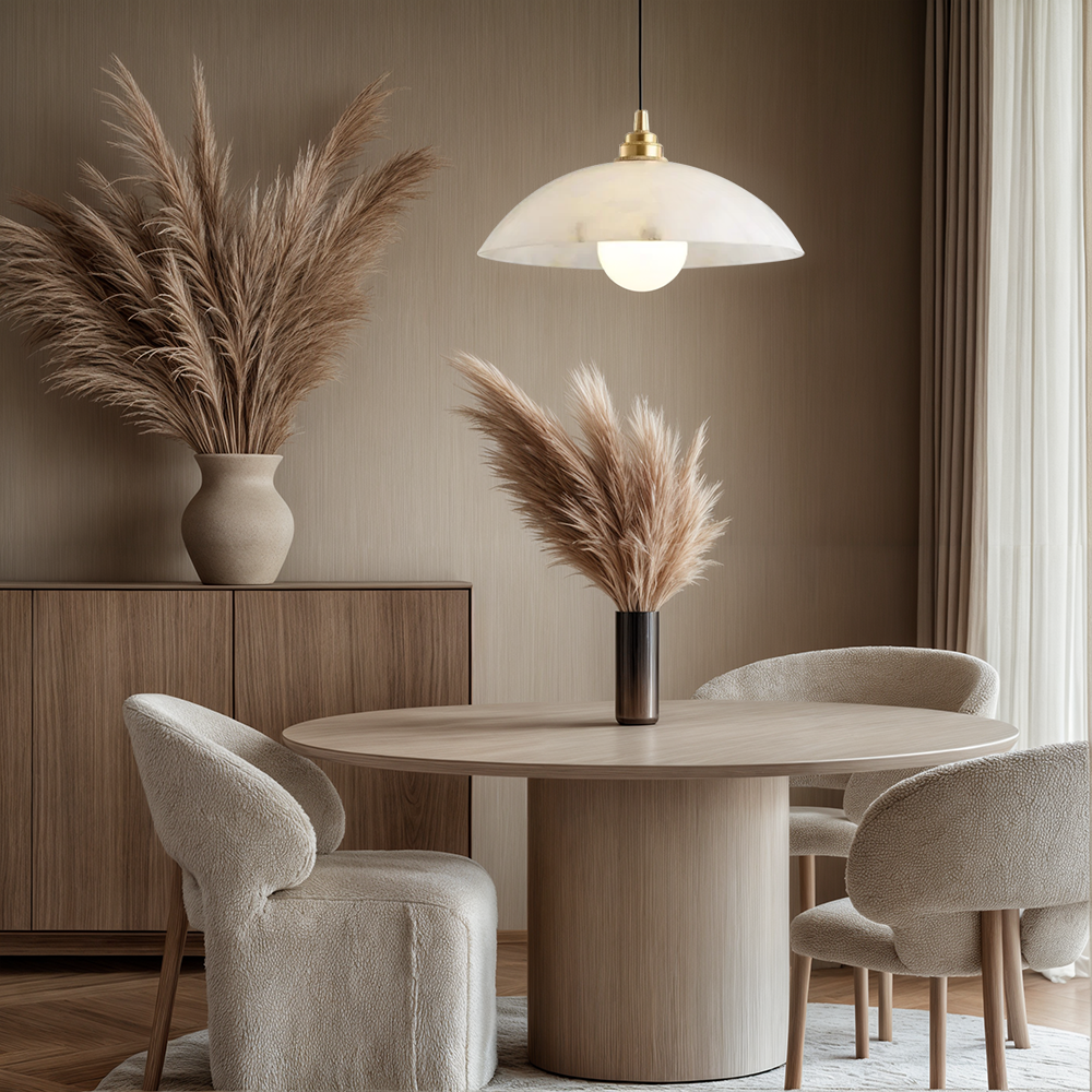 Elara | Alabaster & Marble Hanging Lamps | Lersk