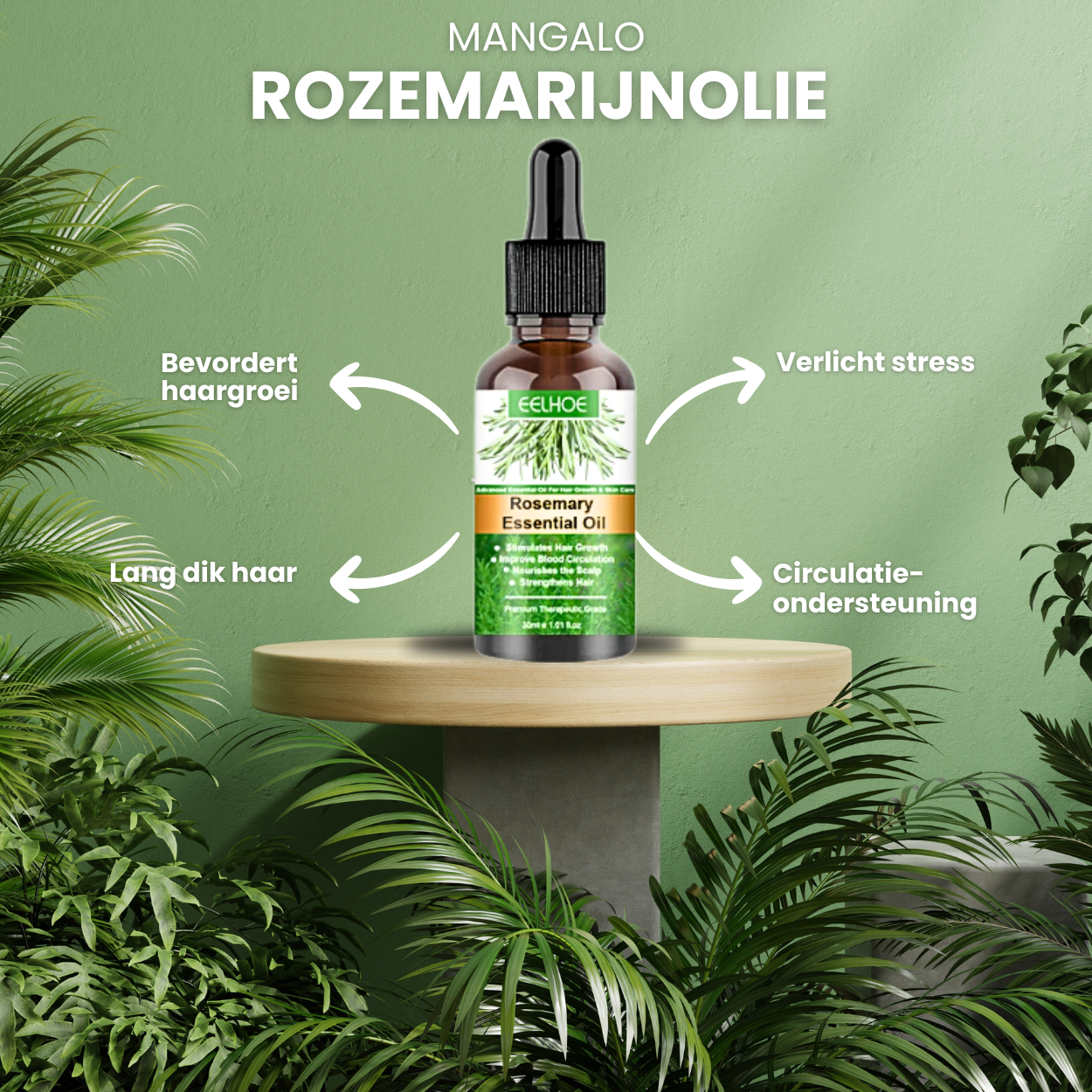 Olio di Rosmarino per la Crescita dei Capelli Rinfresca il Cuoio Capelluto e Allevia il Prurito e la Secchezza | Lersk