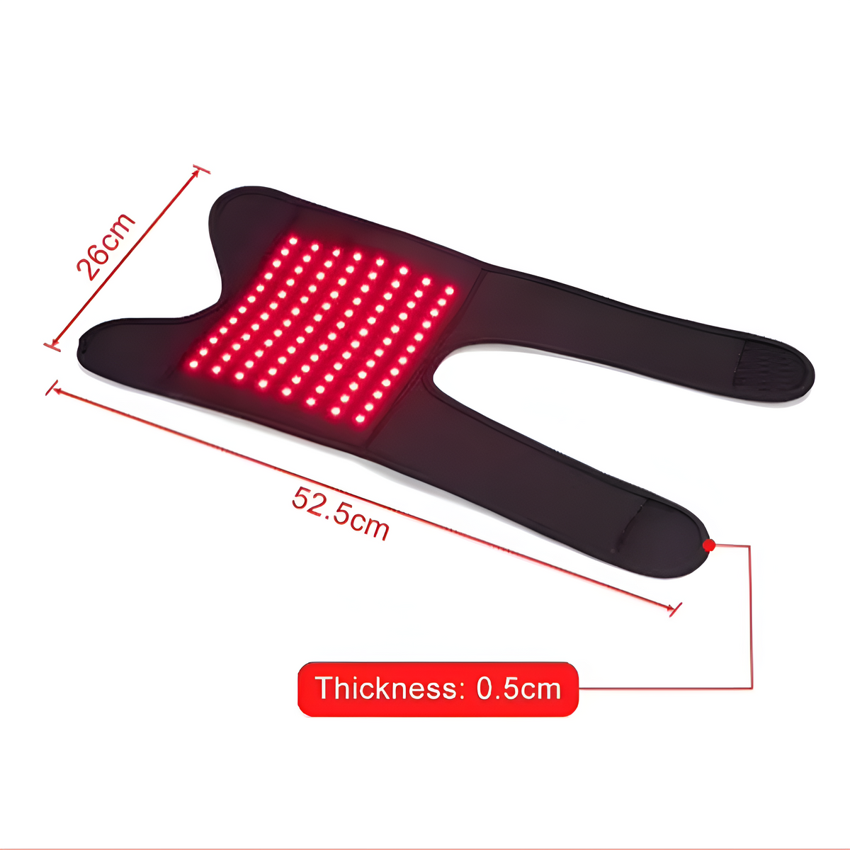 LumaKnee Rechargeable Red Light Knee Wrap for Arthritis Joint Relief