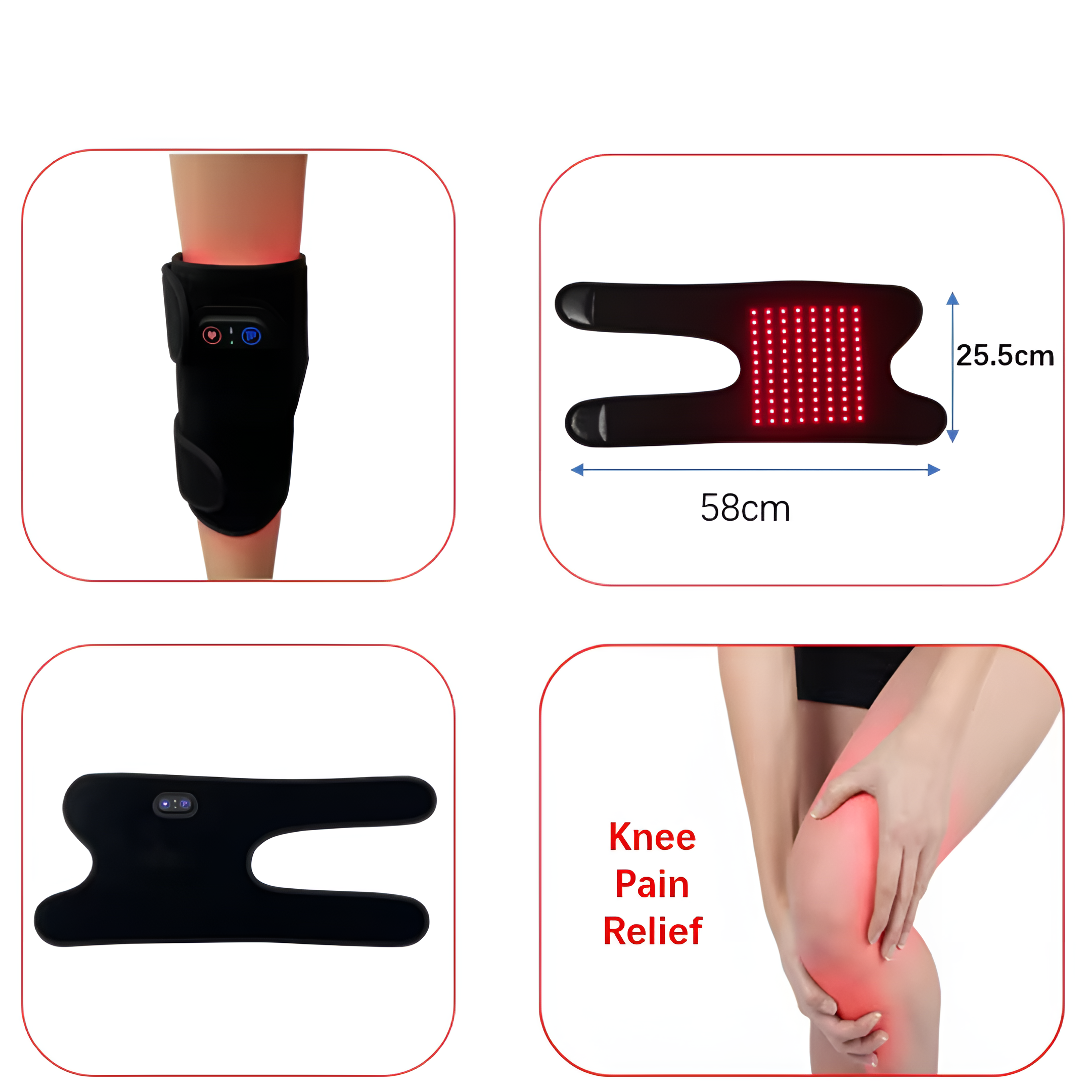 LumaKnee Rechargeable Red Light Knee Wrap for Arthritis Joint Relief | Lersk