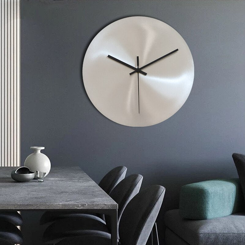 Orologio da parete in acciaio NovaLuxe Minimalista Moderno Funzionale | Lersk