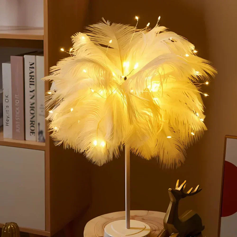 FeatherLuxe Glow lampa | Měkké ambientní světlo do obývacích pokojů | Lersk