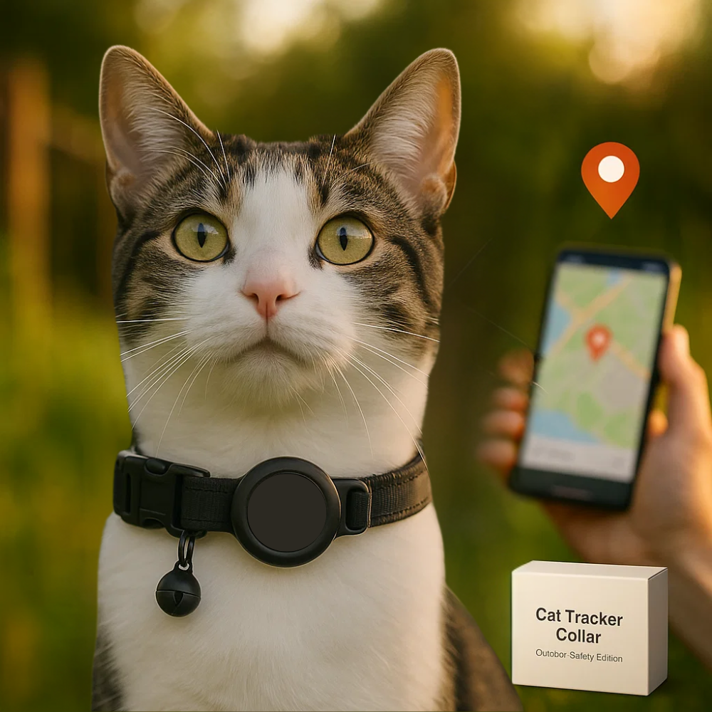 Durable Reflective Quick-Release Feline GPS Tracker Collar | Lersk