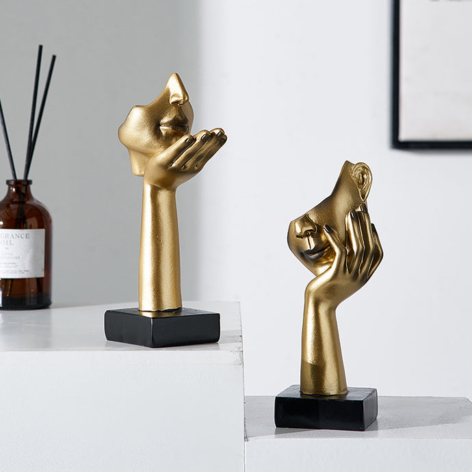 LumaMask Abstrakte Wanddekoration Moderne Masken-Skulptur Kunst
