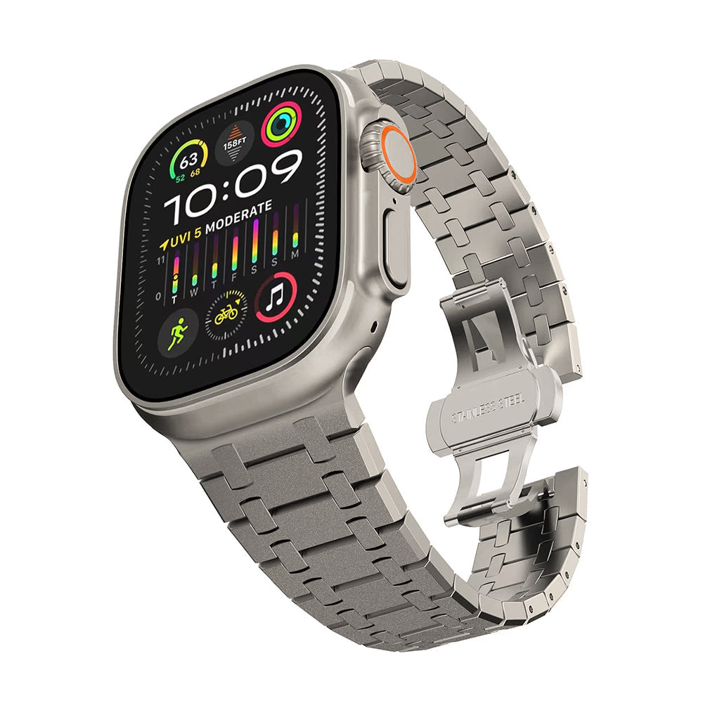 Arden | Banda de Aço Inoxidável com Dupla Corrente para Apple Watch | Lersk