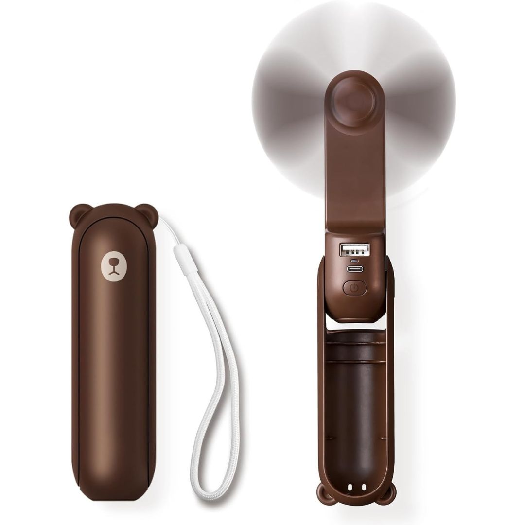 ZephyrGo 3 In 1 Travel Mini Fan With LED Light And USB Power | Lersk