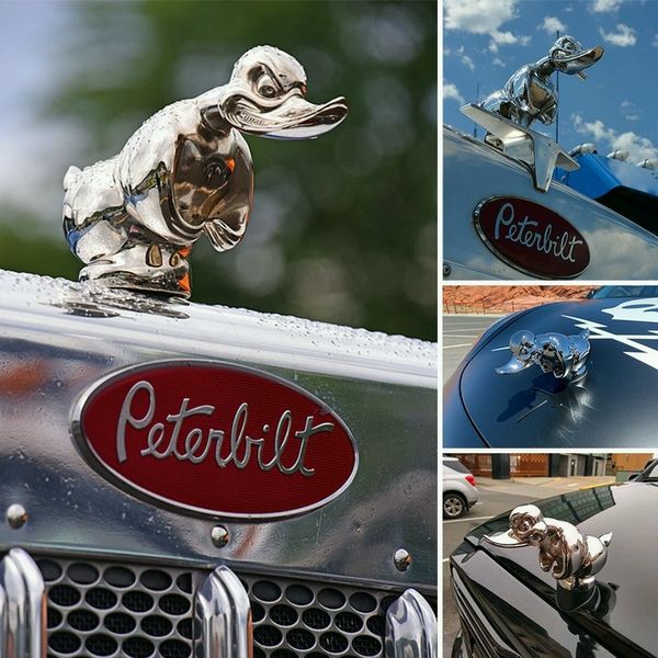 Vred Gummidukke Hjelm Ornament Kølergitter Emblem Replika Til Køretøjer Inspireret Af Convoy Og Death Proof Ikon | Lersk