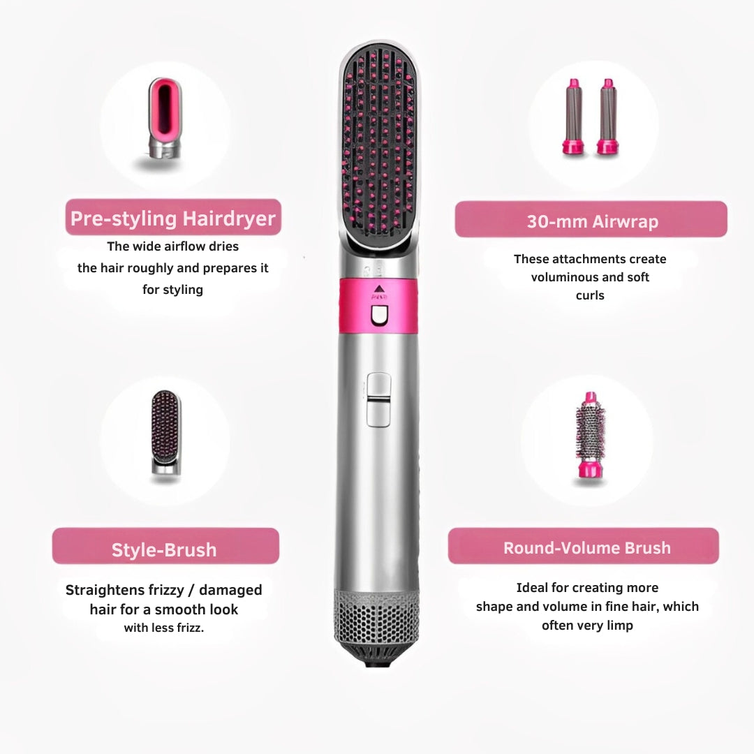 LumaGlide 5 In 1 Hair Styler All In One Tool Kit Pro | Lersk