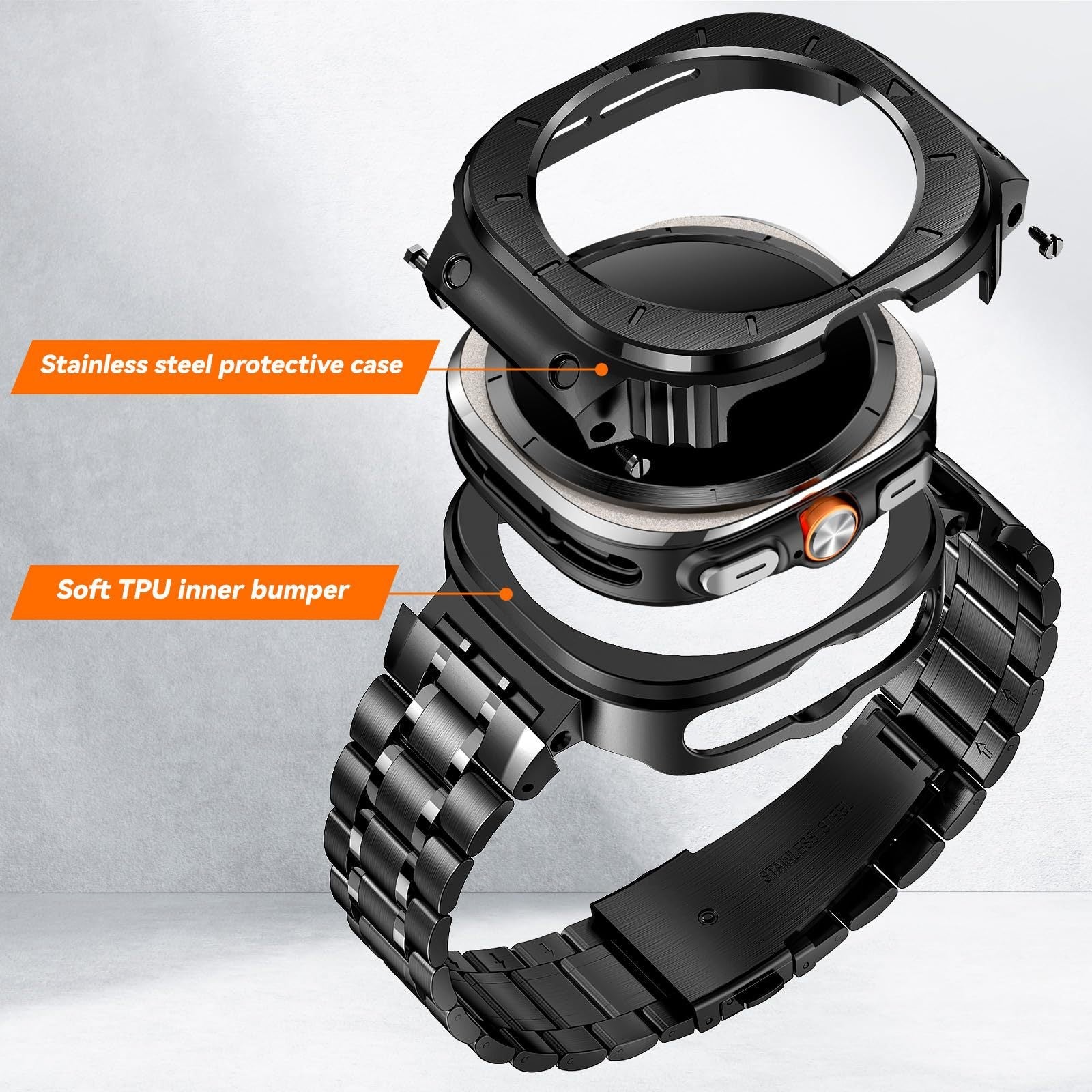 Korren Rugged Protective Case Set For Galaxy Watch Ultra 47mm | Lersk
