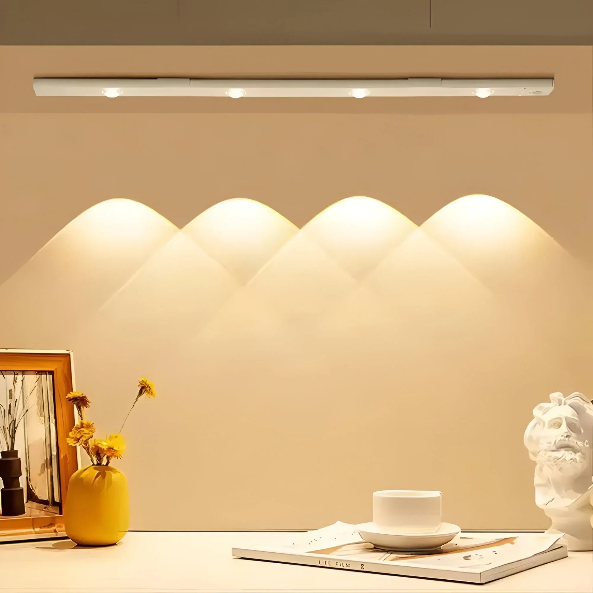 GlowTrack Motion Sensor Rechargeable LED Light For Home Spaces Closets Cabinets Anywhere | Lersk