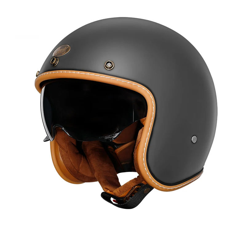 JetLite Retro otevřená přilba Featherlight Komfort schválená DOT ECE pro jezdce | Lersk