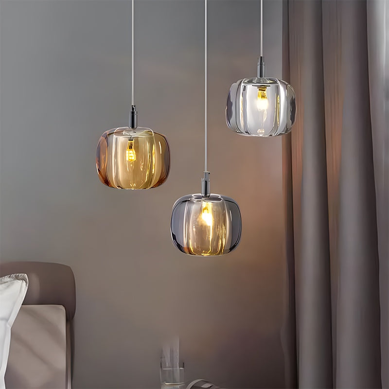 Colored Glass Multi Pendant Chandelier | Lersk