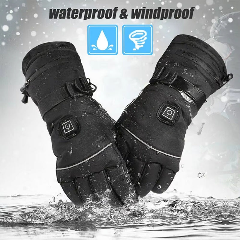 FrostGuard Pro Rechargeable Waterproof Heated Outdoor Gloves | Lersk
