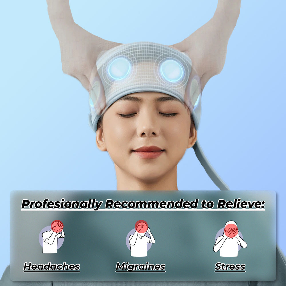 Heated Head Massager with Compression & Scalp Massage for Daily Relaxation | Lersk