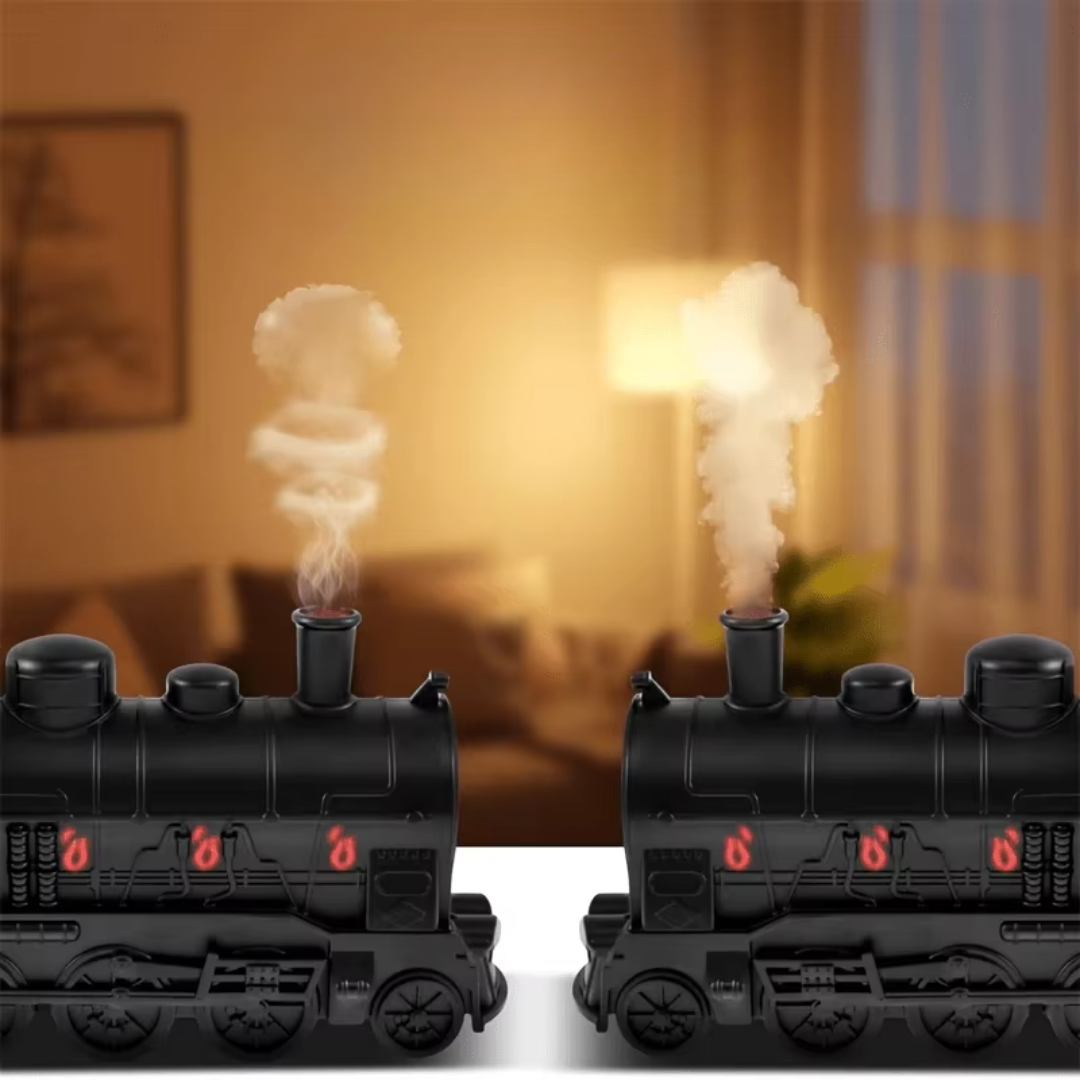 Umidificatore con design a treno e nebbia fresca | Lersk