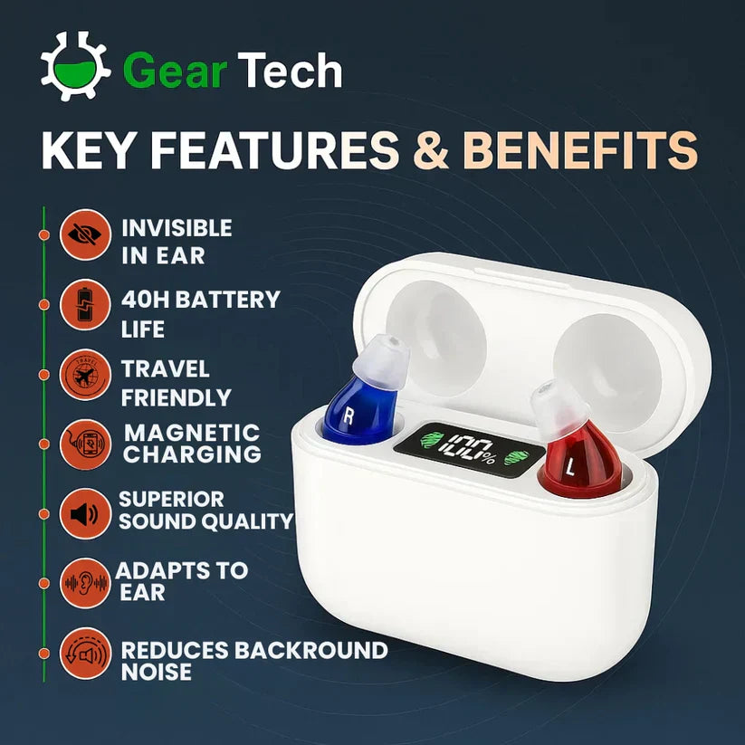Affordable Rechargeable In-Ear Hearing Aids UK | Lersk