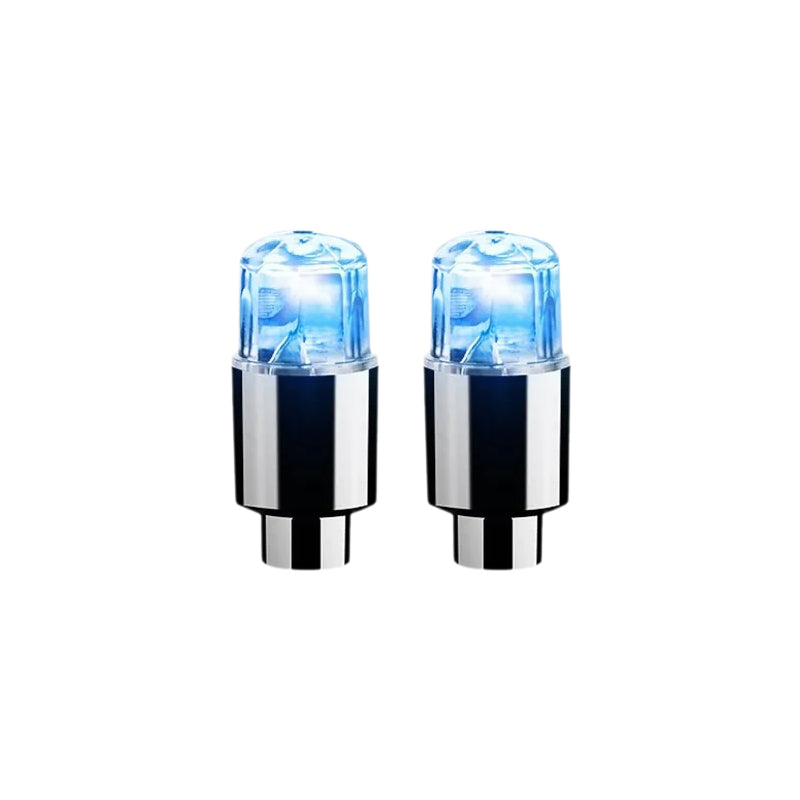 أغطية صمامات الإطارات LED للسيارات والدراجات النارية والدراجات مع أغطية صمامات عجلات LED لجميع العجلات | Lersk