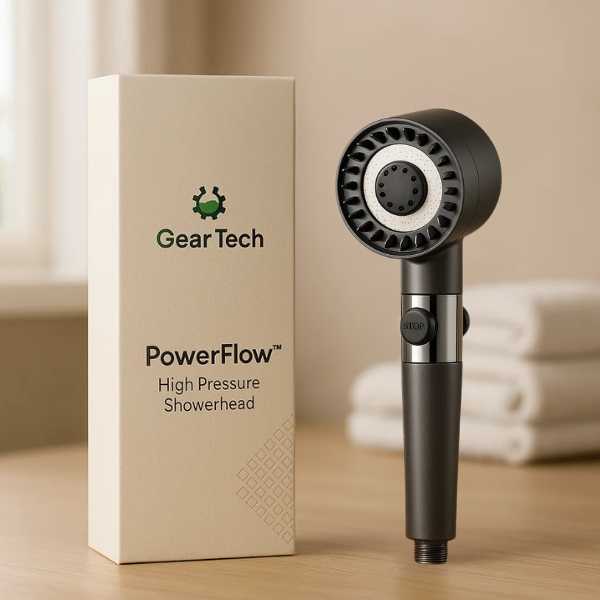 AquaPulse High Pressure Showerhead For Stronger Showers | Lersk