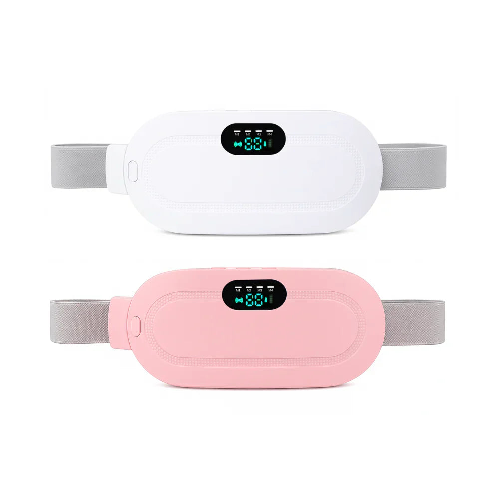 Cordless Menstrual Heat Pad with Vibration & 3 Temperature Settings for Period Comfort | Lersk