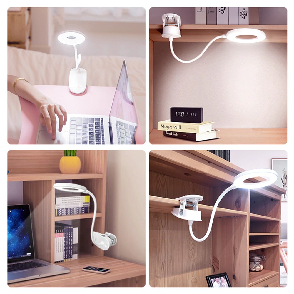 Wireless Bedside Clip On Lamp For Bed Frames Desks And Anywhere With Easy On Off Switch | Lersk