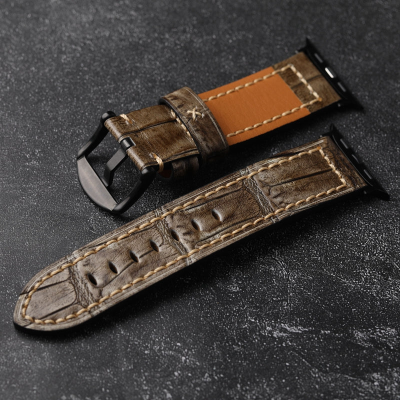 Handcrafted Top-Grain Cowhide Leather Strap For Apple Watch | Lersk