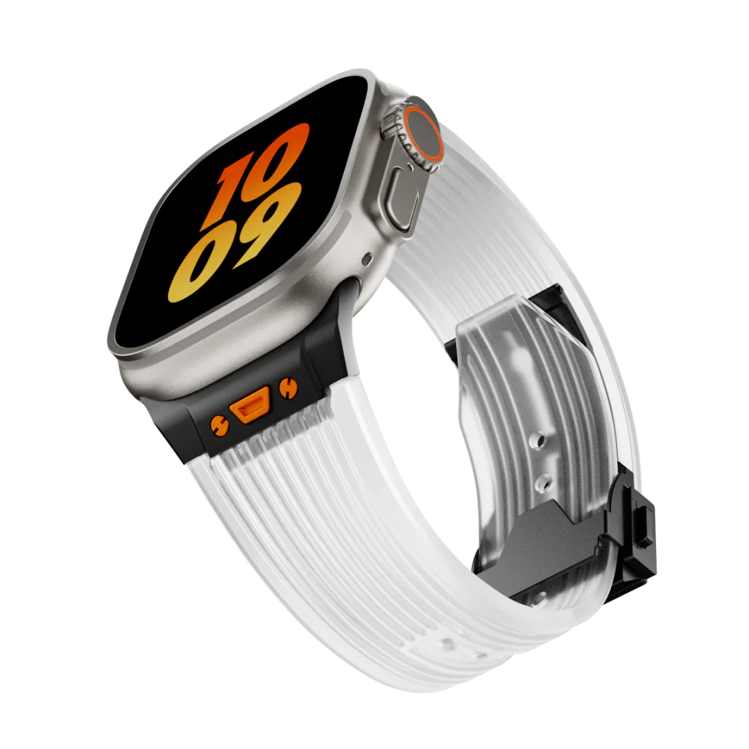 Avenza | Clear Silicone Band For Apple Watch | Lersk