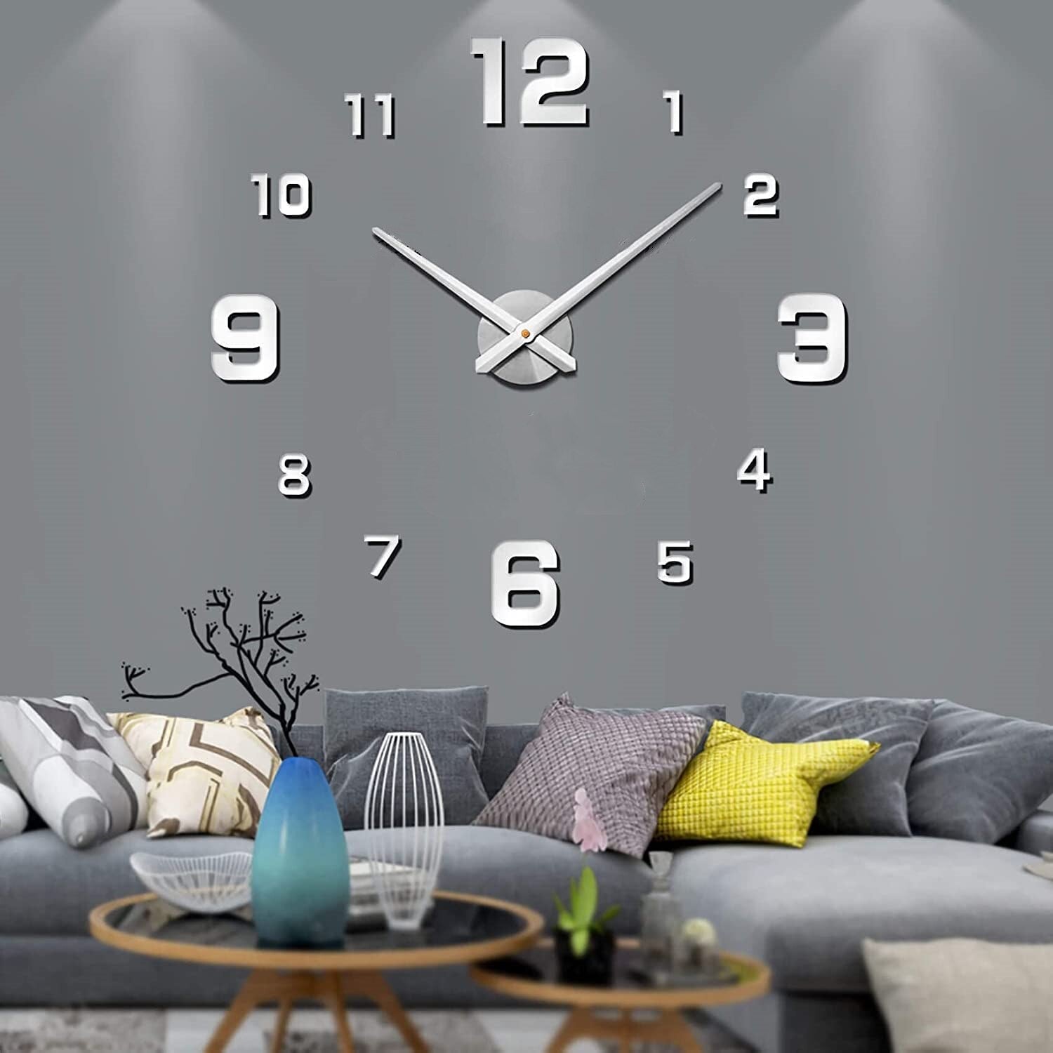 Wall Clock Luminoir KreativDesign Unique Eye Catching DIY Modern Homes Decor | Lersk