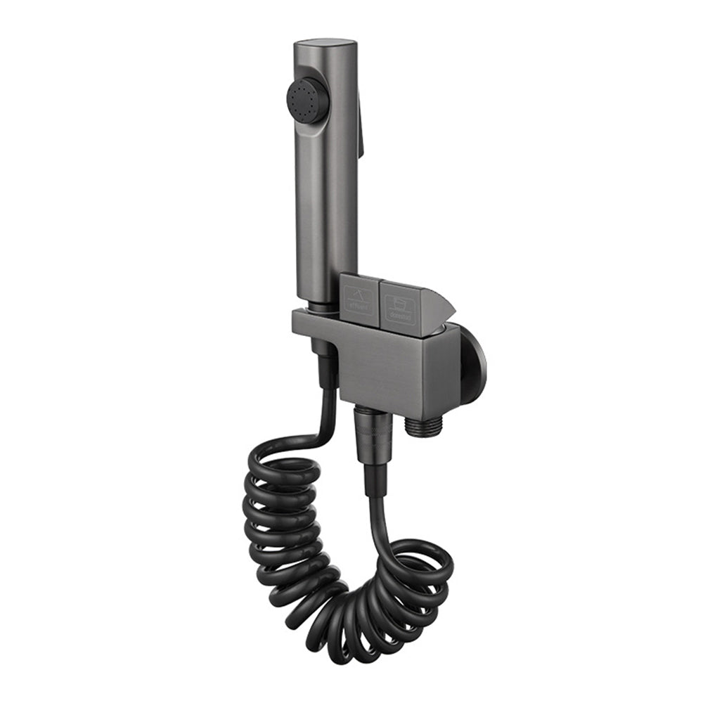 Kit de pulvérisateur de bidet portatif Miraqua avec valve d'angle à double sortie | Lersk