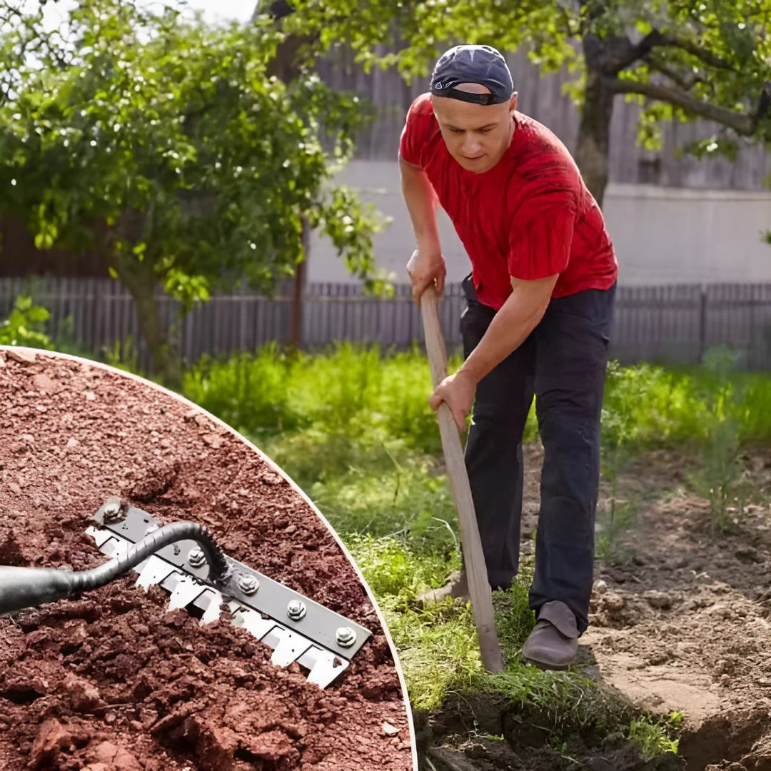 ThriveGard hrábě na plevel s ocelovými hroty a ergonomickou rukojetí | Lersk