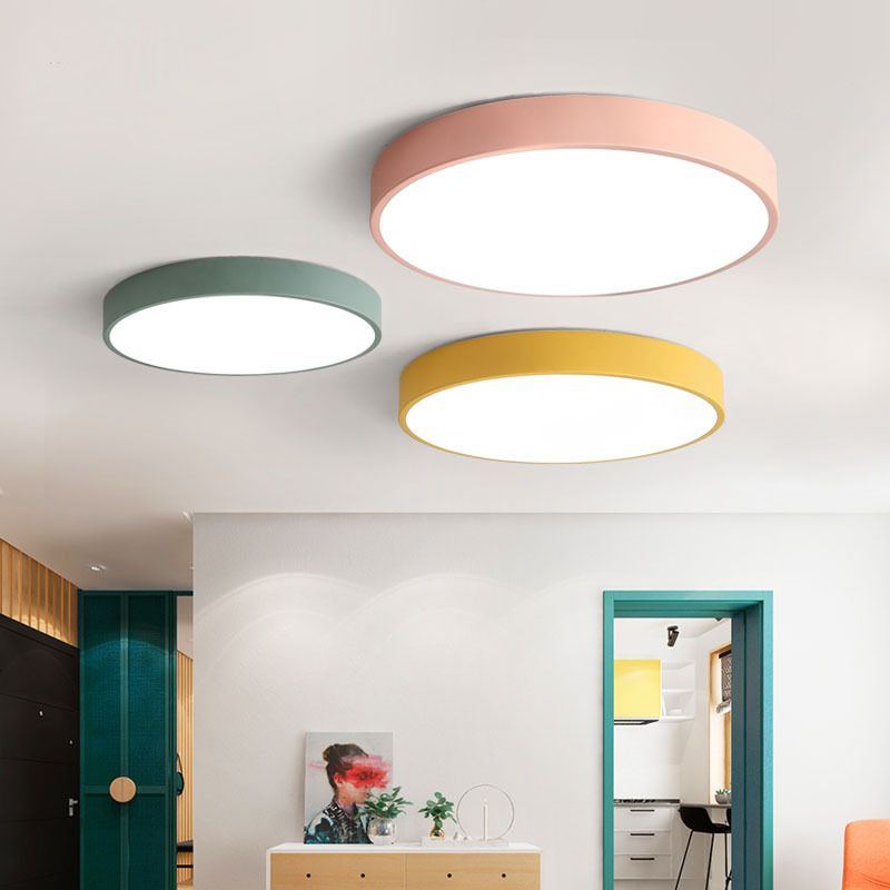 Stropní lampa Morandi LED Elegantní růžovošedá do obývacího pokoje | Lersk