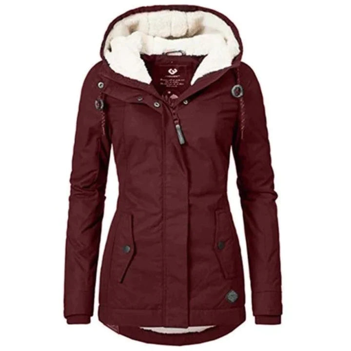 Cappotto invernale imbottito impermeabile con cappuccio Nordhaven da donna | Lersk