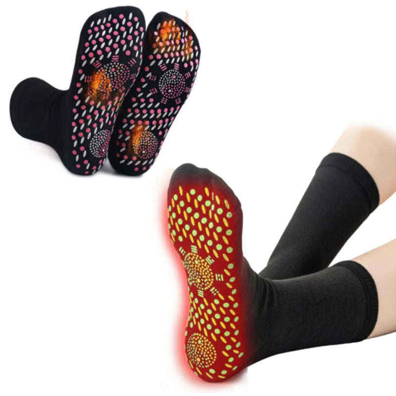 Selbstheizende Turmalin-Akupressur-Fitnesssocken | Lersk