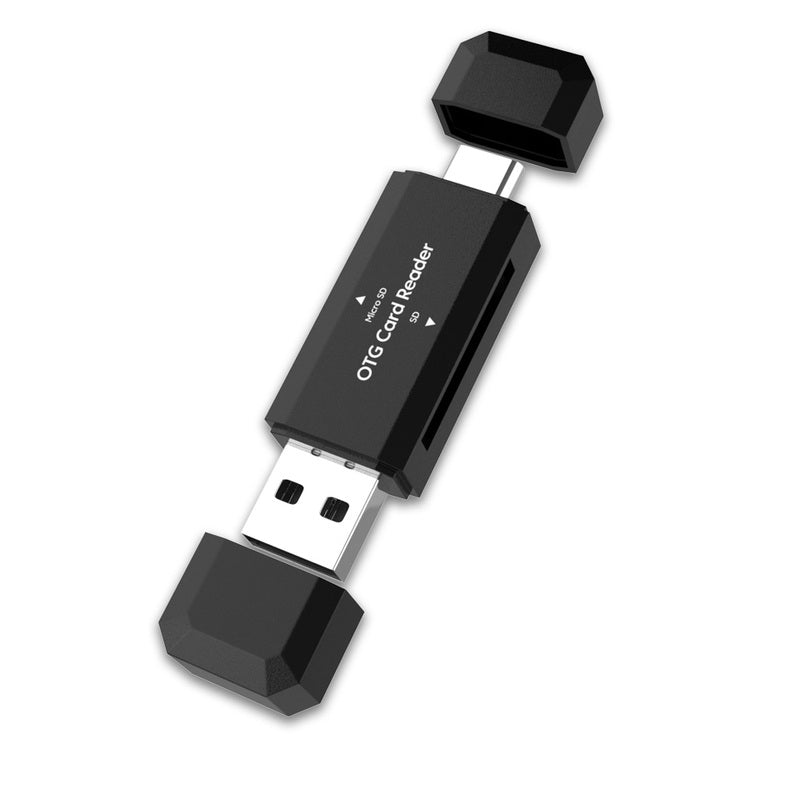 USB Typ C SD TF Kartenleser 2-in-1 Schneller Datentransfer für Reisende | Lersk