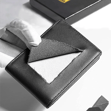 Men's Slim RFID Wallet Leather Card Holder Black For Everyday Carry Essentials Today | Lersk