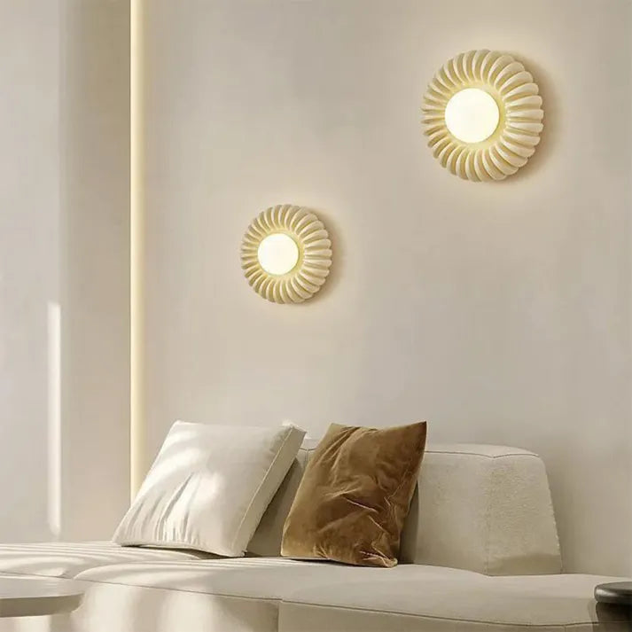 LumeNova Resin Wall Light for Modern Artistic Ambience | Lersk