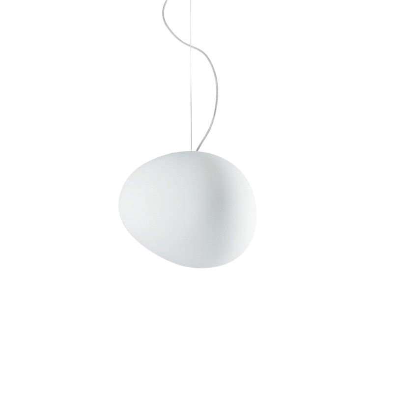 Lampada a sospensione Georg in vetro soffiato a mano, illuminazione elegante e moderna per arredamento casa contemporaneo | Lersk