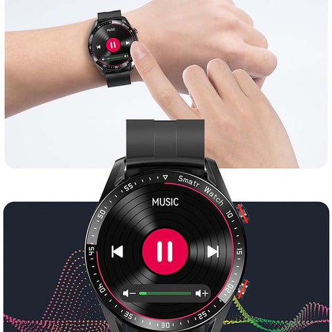 Men's Waterproof Bluetooth Smartwatch ECG Heart Rate Monitor | Lersk
