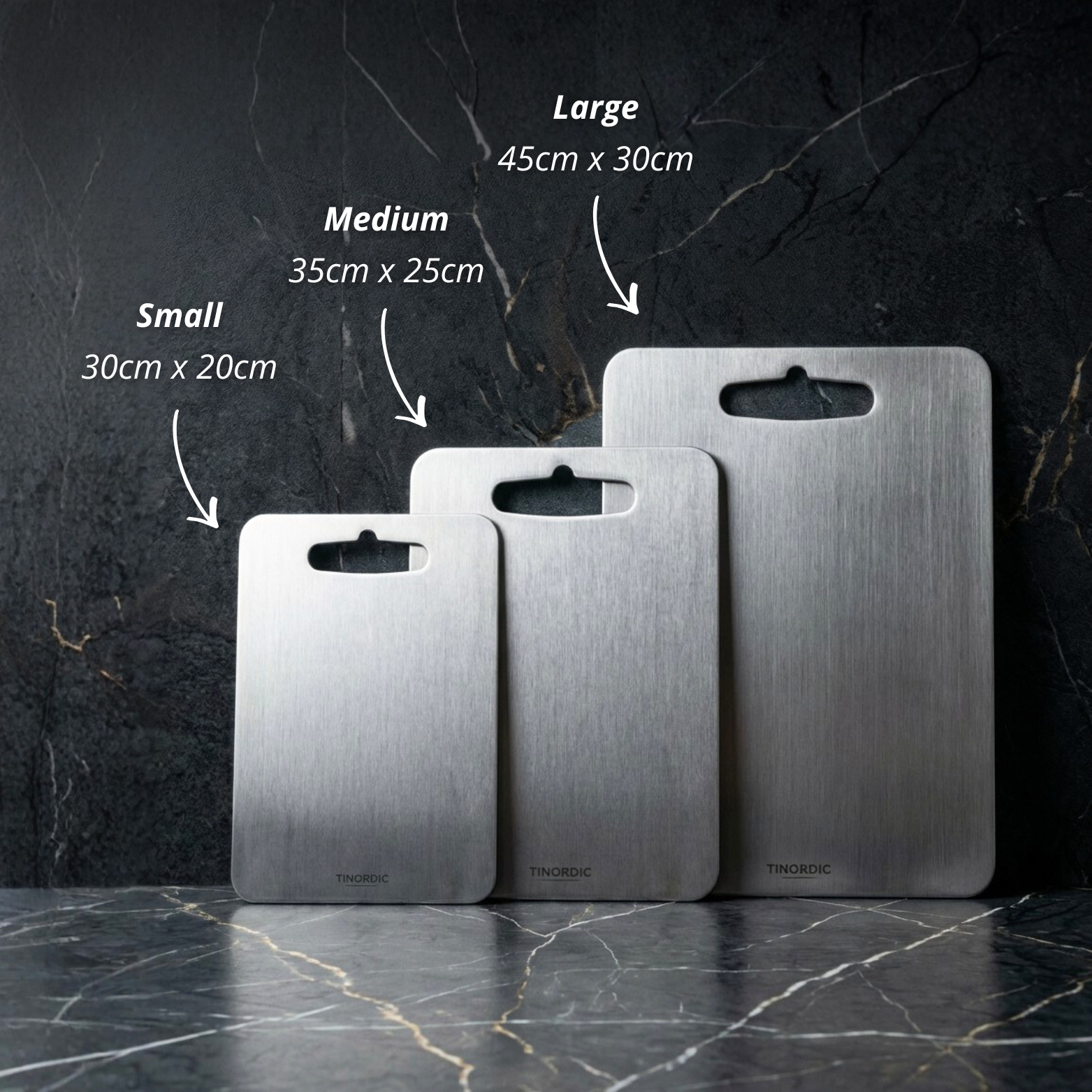100% Pure Titanium Cutting Board – Antibacterial, Odor-Free & No Microplastics | Lersk