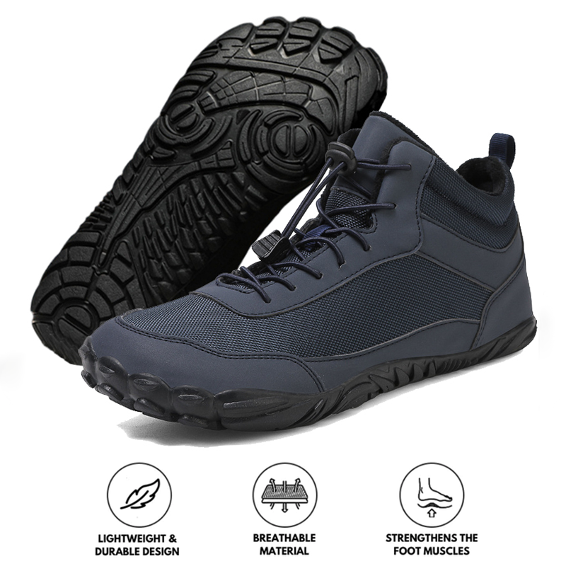 FrostStep unisex neformální vysoké sněhule — teplé, prodyšné, neklouzavé, voděodolné bosoboty na podzim a zimu | Lersk
